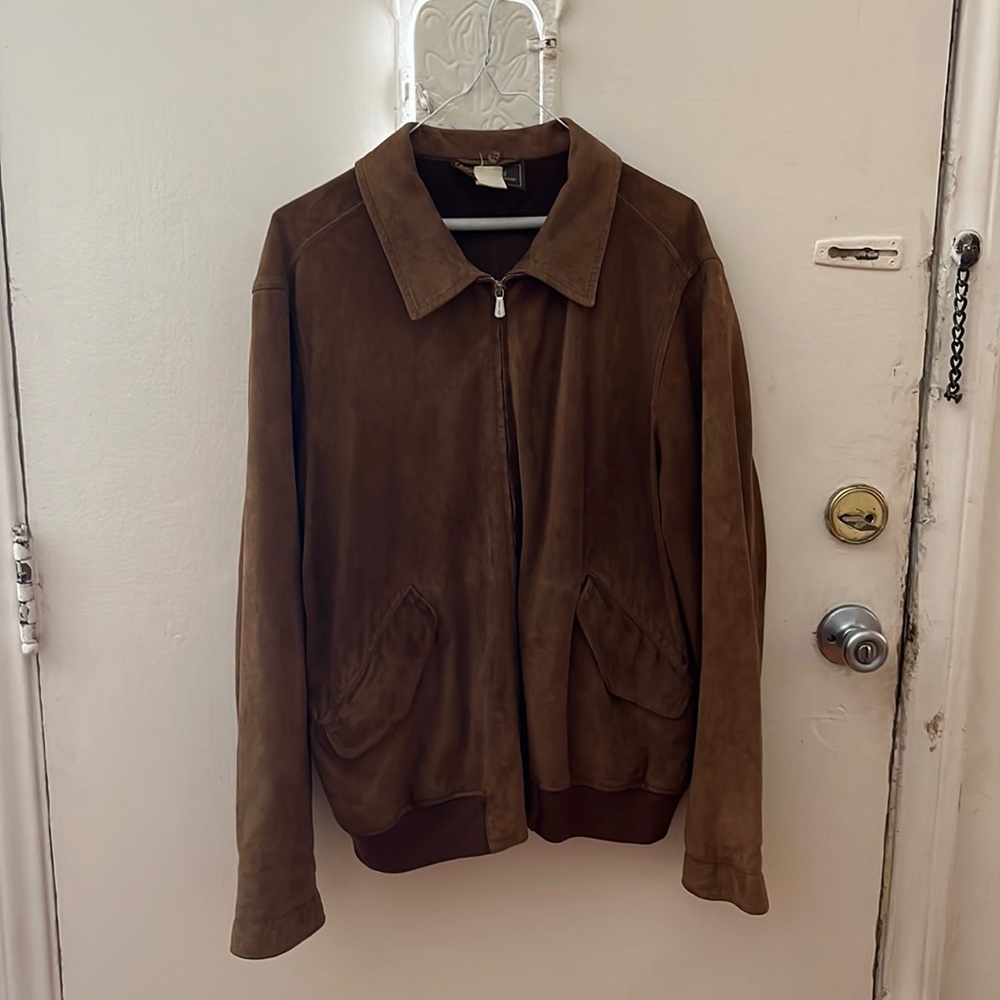 Loro Piana Vintage suede jacket.